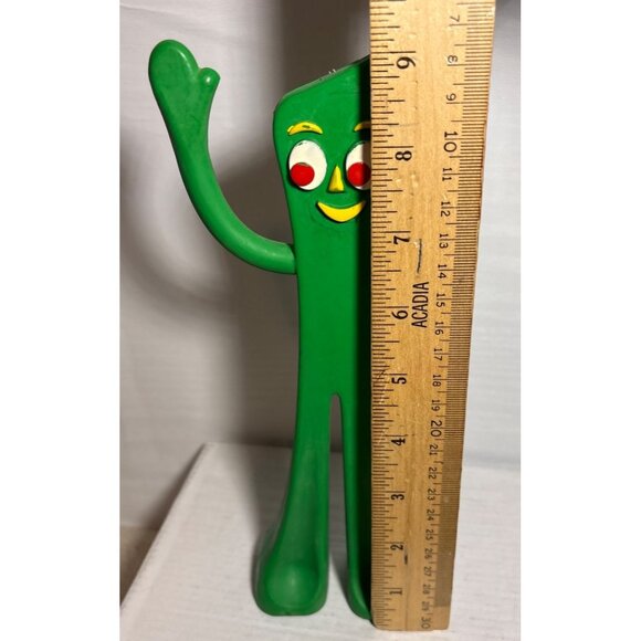 Vintage 1980s Multipet Gumby Figurine 9" Poseable Rubber Collectible - Picture 6 of 6